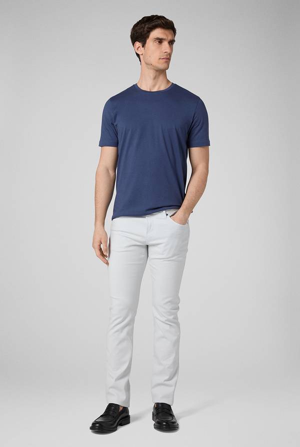 Pal Zileri T-Shirt in cotone nel colore blu Negozio