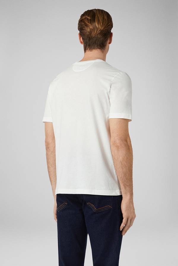 Pal Zileri T-Shirt in cotone nel colore bianco In Saldo