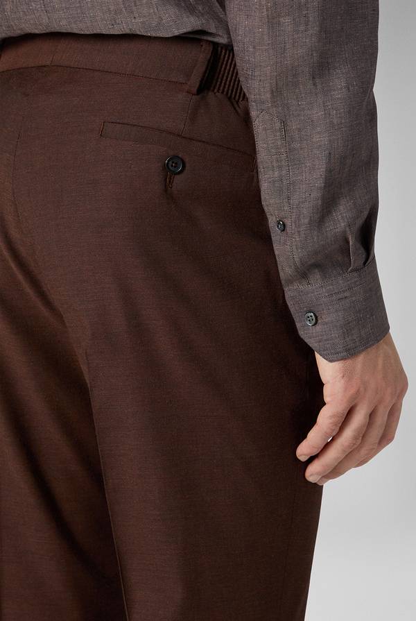 Pal Zileri Pantalone classico in lana e bamboo Flash Sale