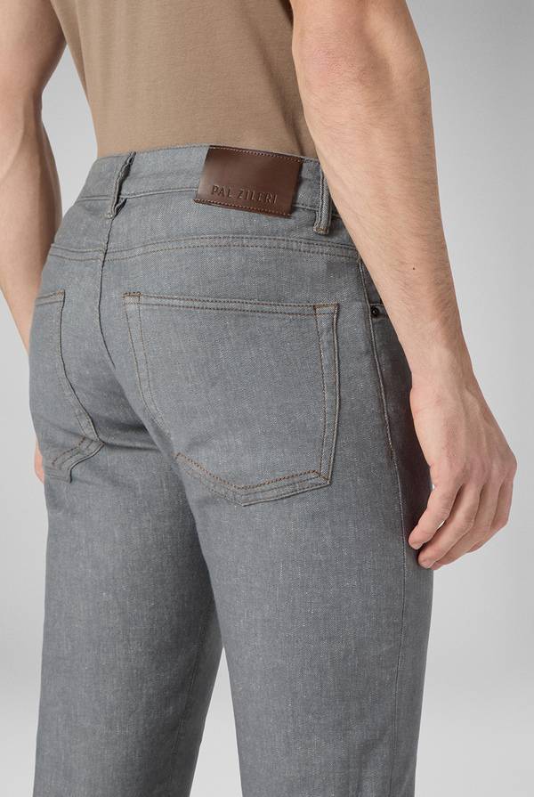 Pal Zileri Denim 5 tasche effetto lino Offerta esclusiva