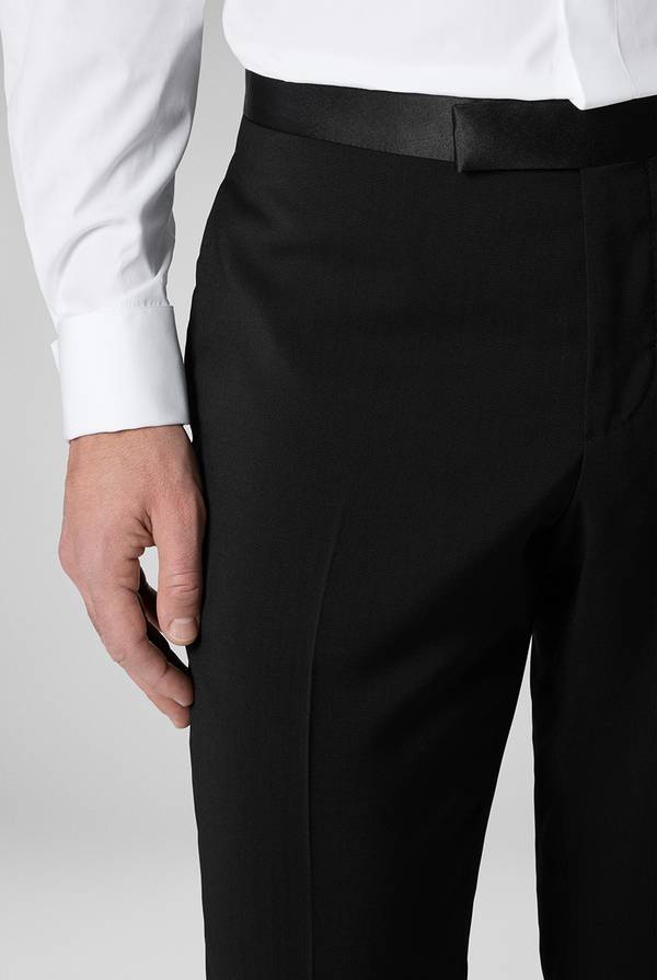 Pal Zileri Pantalone classico con banda in raso in vita Vendite stagionali