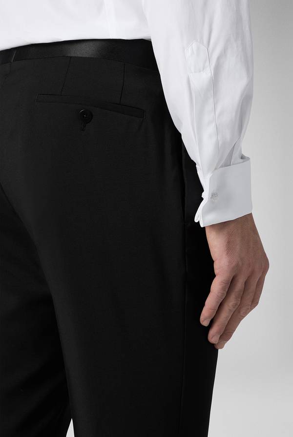 Pal Zileri Pantalone classico con banda in raso in vita Vendite stagionali