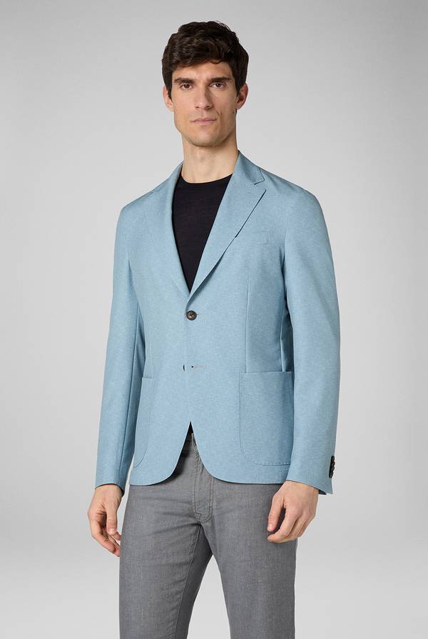 Pal Zileri Giacca Effortless in jersey stampato ACQUISTA ORA