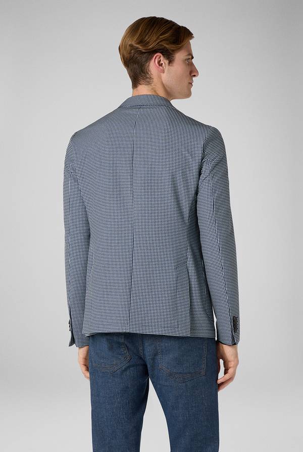 Pal Zileri Giacca Effortless in jersey con motivo pied de poule Promozione temporanea