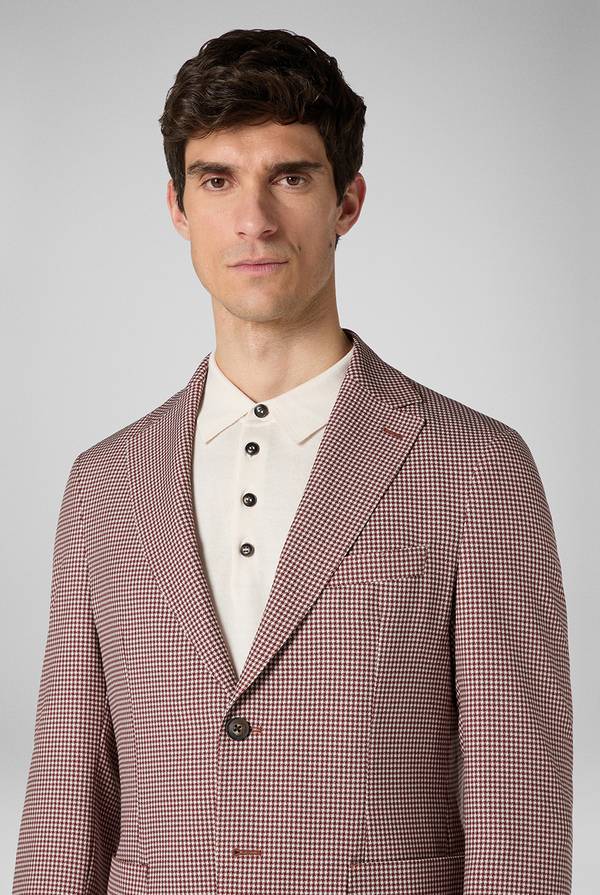 Pal Zileri Giacca Effortless in jersey con motivo pied de poule Fino al 60% di sconto