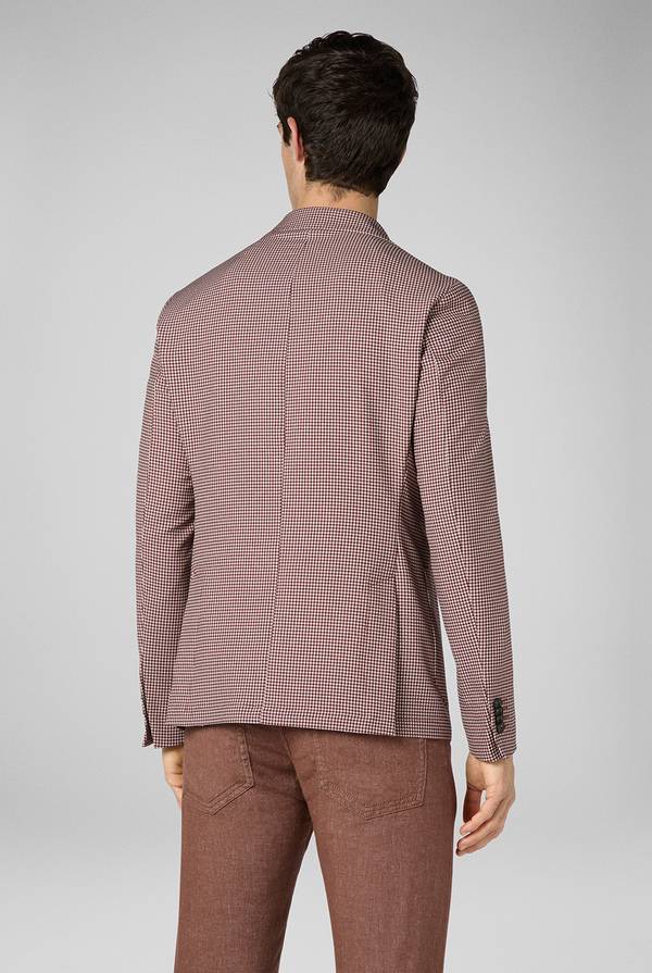 Pal Zileri Giacca Effortless in jersey con motivo pied de poule Fino al 60% di sconto