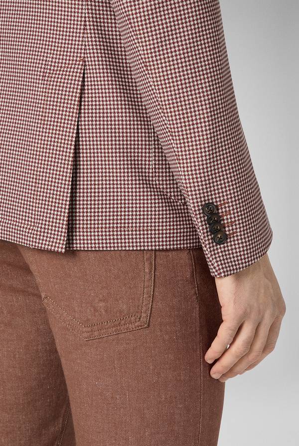 Pal Zileri Giacca Effortless in jersey con motivo pied de poule Fino al 60% di sconto