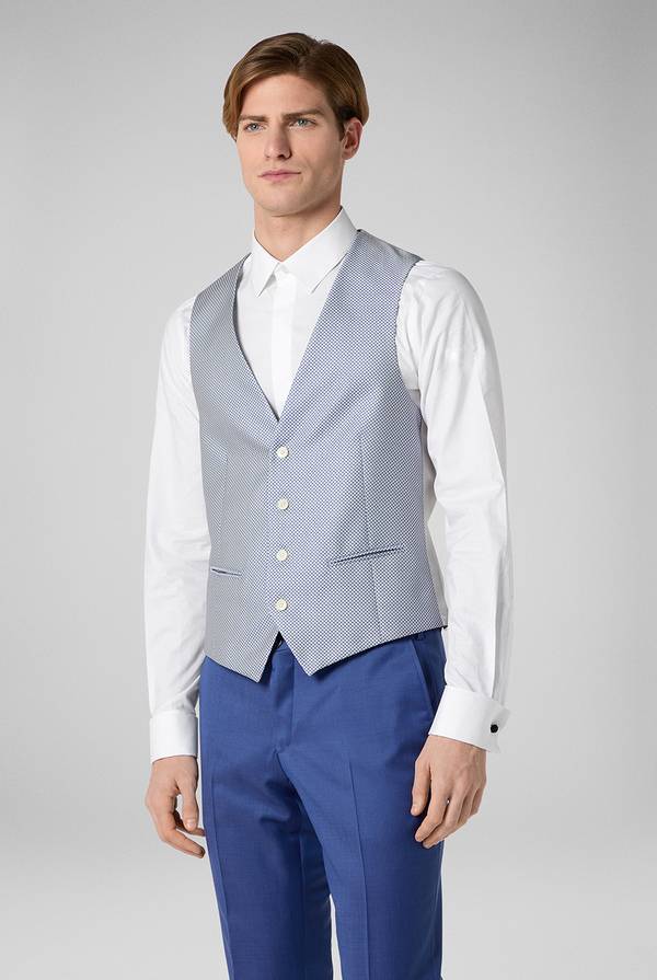 Pal Zileri Gilet Cerimonia con lavorazione jacquard Sostegno trimestrale