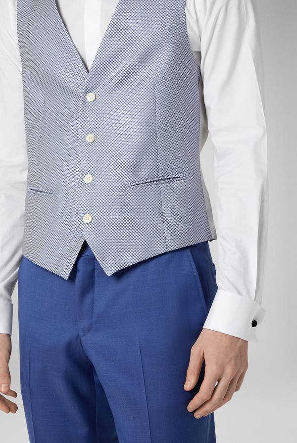 Pal Zileri Gilet Cerimonia con lavorazione jacquard Sostegno trimestrale