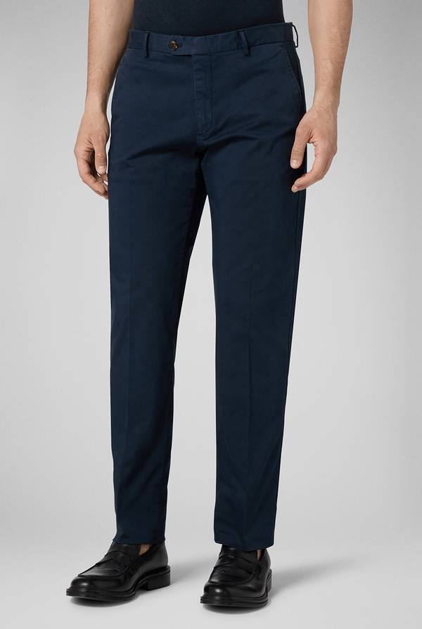 Pal Zileri Chino in cotone stretch tinto in capo 2025