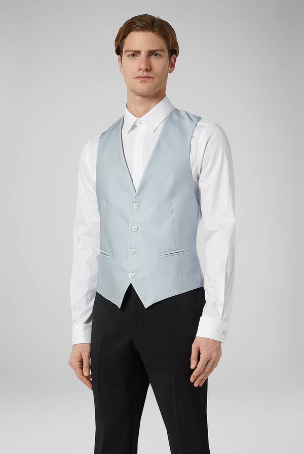 Pal Zileri Gilet Cerimonia in satin In Linea