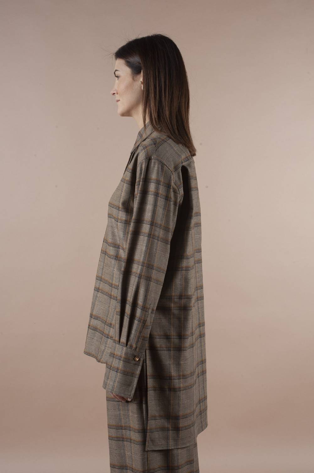 Pdr Phisique Du Role PHISIQUE DU ROLE SHIRT IN LIGHT TARTAN VIRGIN WOOL Outlet