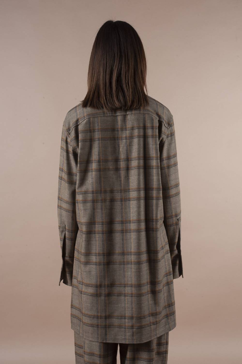 Pdr Phisique Du Role PHISIQUE DU ROLE SHIRT IN LIGHT TARTAN VIRGIN WOOL Outlet