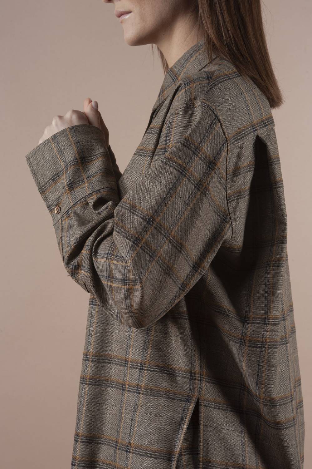 Pdr Phisique Du Role PHISIQUE DU ROLE SHIRT IN LIGHT TARTAN VIRGIN WOOL Outlet