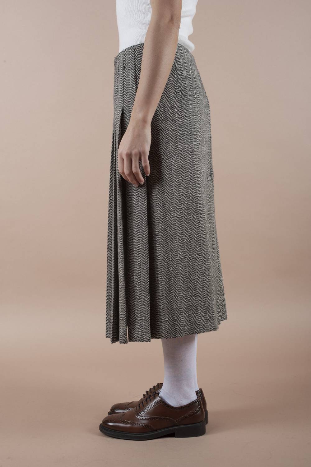 Pdr Phisique Du Role PHISIQUE DU ROLE SKIRT WITH PLEATS RESCA WITH CIMOSSA FRONT In Vendita
