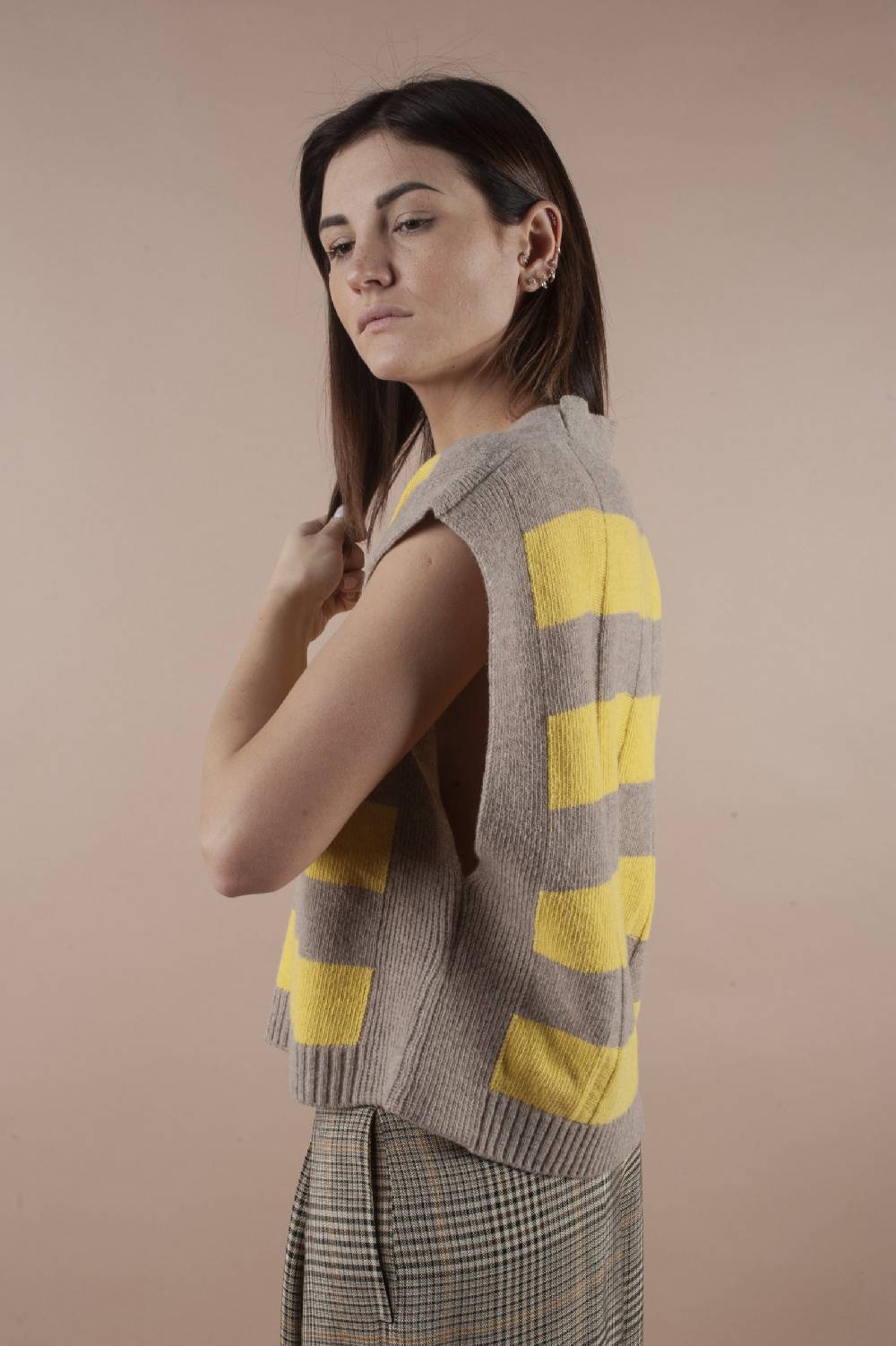 Pdr Phisique Du Role PHISIQUE DU ROLE STRIPED SWEATER TOP IN MERINOS WOOL Hotsell