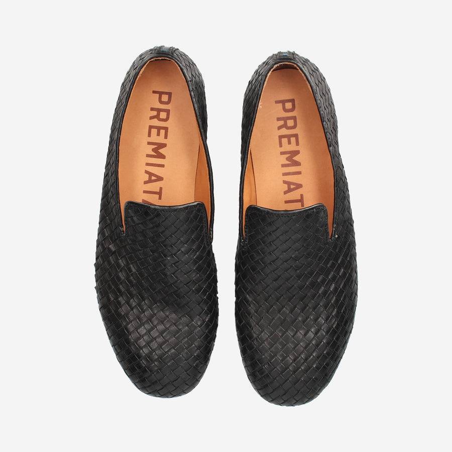 Premiata Slip-on Arden 32154C in vitello intrecciato Offerte esclusive