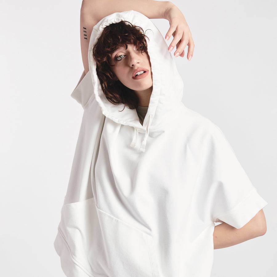 Premiata Poncho con cappuccio PR354230 Enormi risparmi