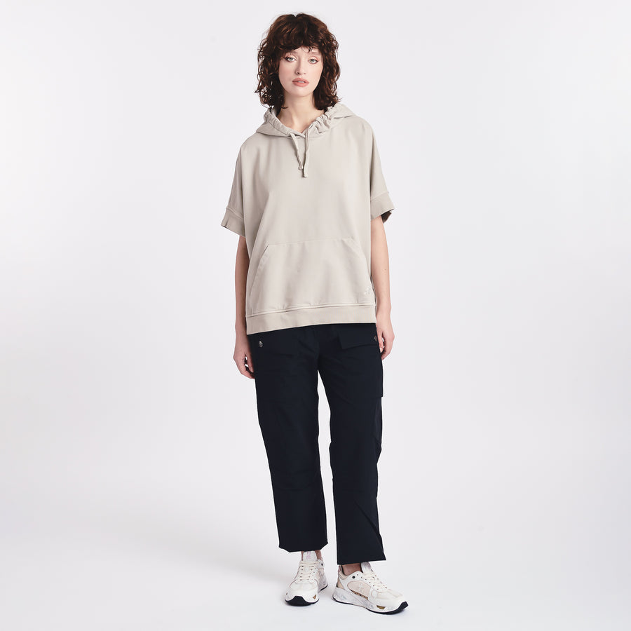 Premiata Poncho con cappuccio PR354705 Ritorno libero