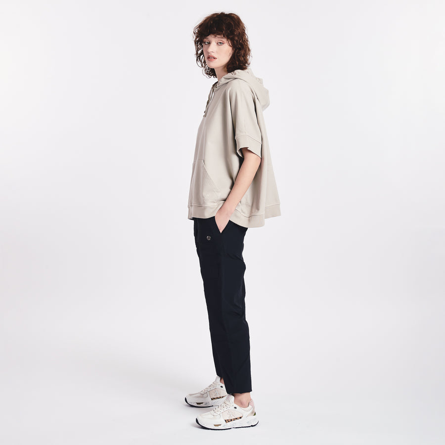 Premiata Poncho con cappuccio PR354705 Ritorno libero