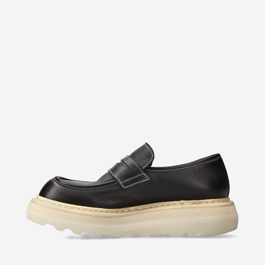 Premiata Mocassini Over Cal 32161B in vitello Comprare a buon mercato