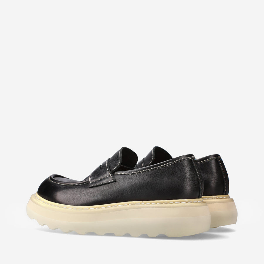 Premiata Mocassini Over Cal 32161B in vitello Comprare a buon mercato