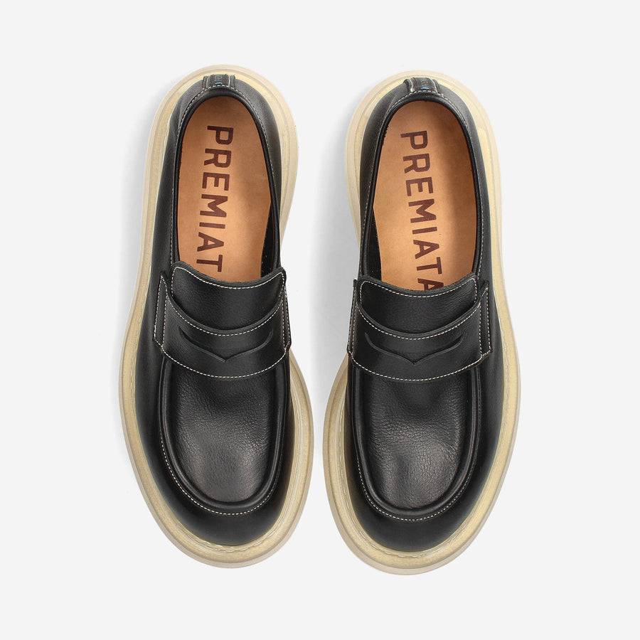 Premiata Mocassini Over Cal 32161B in vitello Comprare a buon mercato