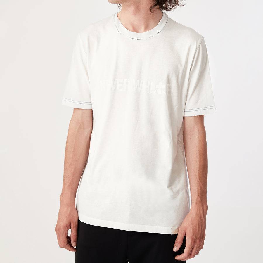 Premiata T-shirt PR364203 Never White in cotone Fino al 50% di sconto
