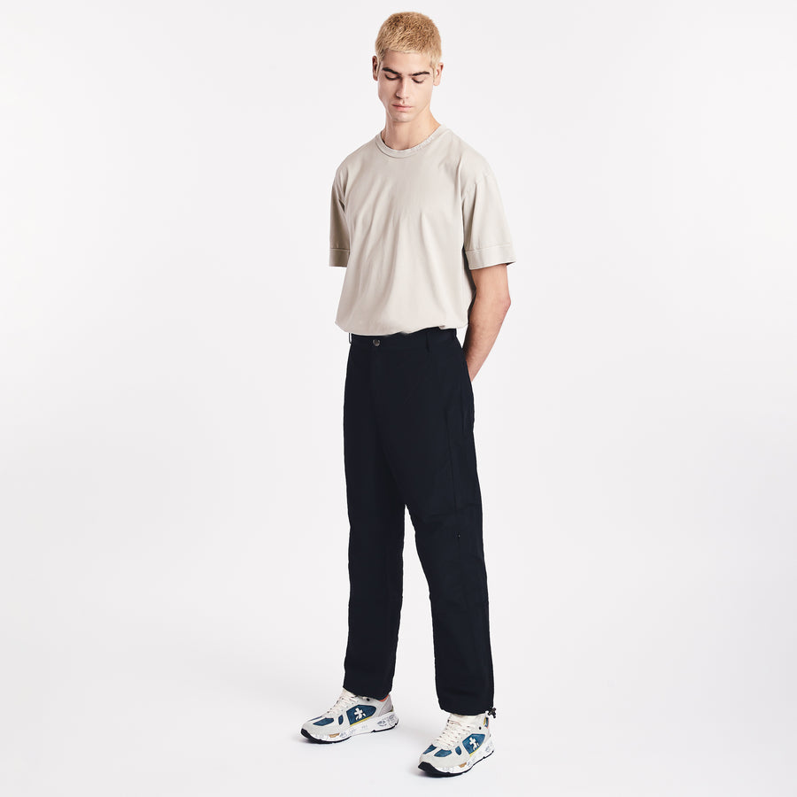 Premiata T-shirt con ricamo PR363705 Offerta speciale