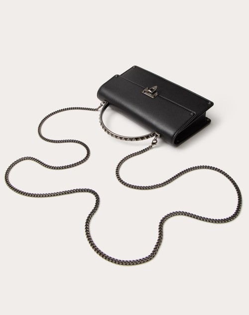 Red Valentino MINI BORSA A MANO ROCKSTUD IN VITELLO In Vendita