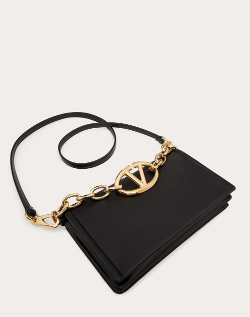 Red Valentino CLUTCH VLOGO CHAIN IN NAPPA CON CATENA Vendita Calda