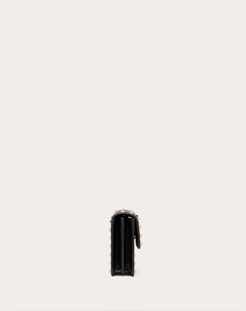 Red Valentino POUCH CON CATENA ROCKSTUD IN VITELLO GRANATO Vendita Economica