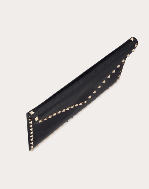 Red Valentino POUCH ROCKSTUD IN VITELLO GRANATO In Saldo