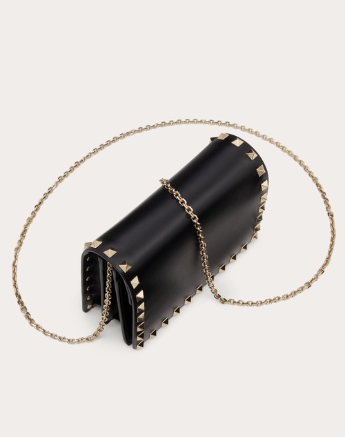 Red Valentino POUCH CON CATENA ROCKSTUD IN VITELLO 2025