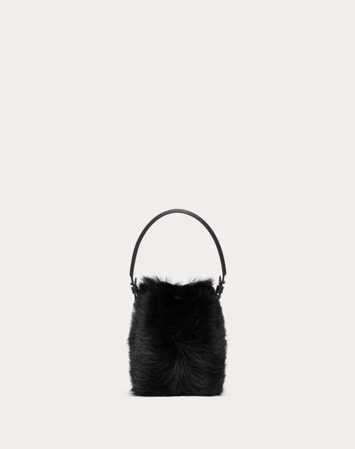 Red Valentino MINI BORSA A SECCHIELLO VLOGO SIGNATURE IN MONTONE Italy