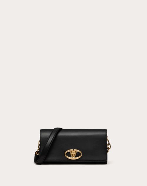 Red Valentino PORTAFOGLIO CON TRACOLLA VLOGO THE BOLD EDITION IN NAPPA Spedizione Gratuita