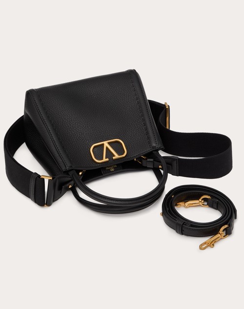 Red Valentino BORSA A MANO PICCOLA VALENTINO GARAVANI ALLTIME IN VITELLO GRANATO Promozione Limitata