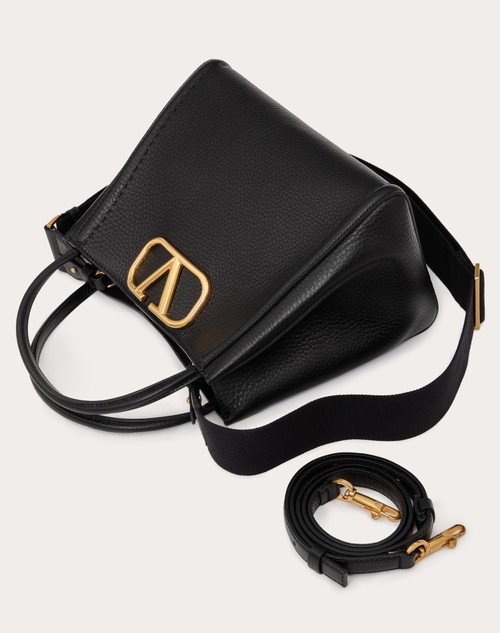 Red Valentino BORSA A MANO MEDIA VALENTINO GARAVANI ALLTIME IN VITELLO GRANATO Shopping Online