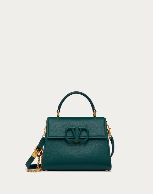 Red Valentino BORSA A MANO PICCOLA VSLING IN VITELLO GRANATO Presa