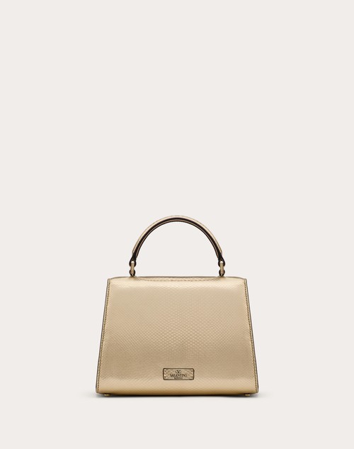 Red Valentino BORSA A MANO PICCOLA VALENTINO GARAVANI VSLING IN KARUNG METALLIZZATO Economico