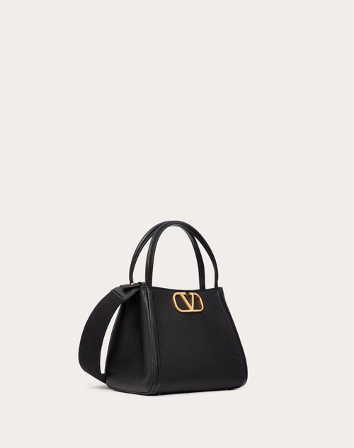 Red Valentino BORSA A MANO PICCOLA VALENTINO GARAVANI ALLTIME IN VITELLO GRANATO Moda