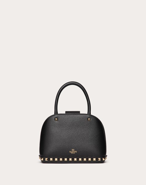 Red Valentino BORSA PICCOLA A MANO VALENTINO GARAVANI ROCKSTUD IN VITELLO GRANATO Italy