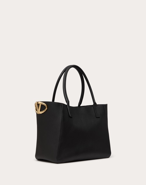 Red Valentino BORSA SHOPPING VLOGO SIDE IN VITELLO NAPPATO 2025