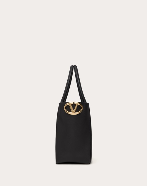 Red Valentino BORSA SHOPPING VLOGO SIDE IN VITELLO NAPPATO 2025