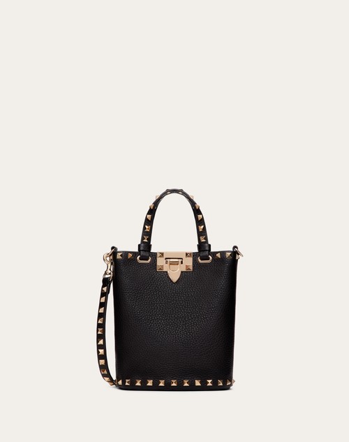 Red Valentino POUCH CON TRACOLLA ROCKSTUD IN VITELLO GRANATO Nuovo