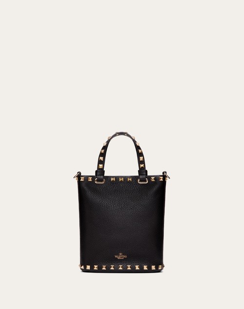 Red Valentino POUCH CON TRACOLLA ROCKSTUD IN VITELLO GRANATO Nuovo