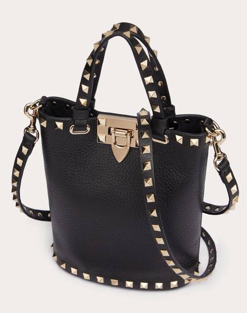 Red Valentino POUCH CON TRACOLLA ROCKSTUD IN VITELLO GRANATO Nuovo