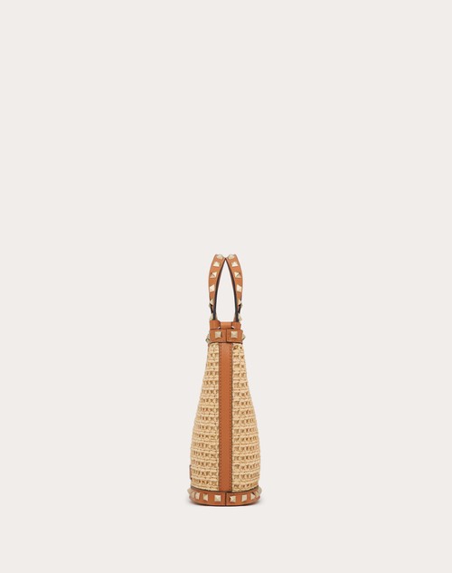 Red Valentino MINI BORSA CON TRACOLLA ROCKSTUD IN RAFIA Qualità