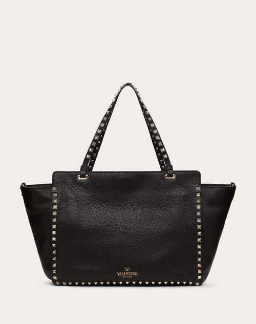 Red Valentino BORSA MEDIA ROCKSTUD IN VITELLO GRANATO Soddisfazione Garantita