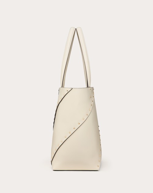 Red Valentino BORSA SHOPPING VALENTINO GARAVANI VALENTINO GARAVANI ROCKSTUD WISPY IN VITELLO Consegna Veloce